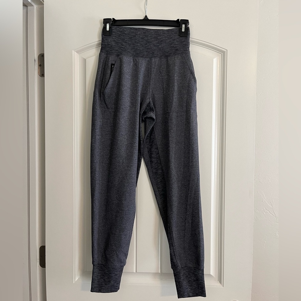 Athleta Charcoal Gray Venice High-Waist Joggers